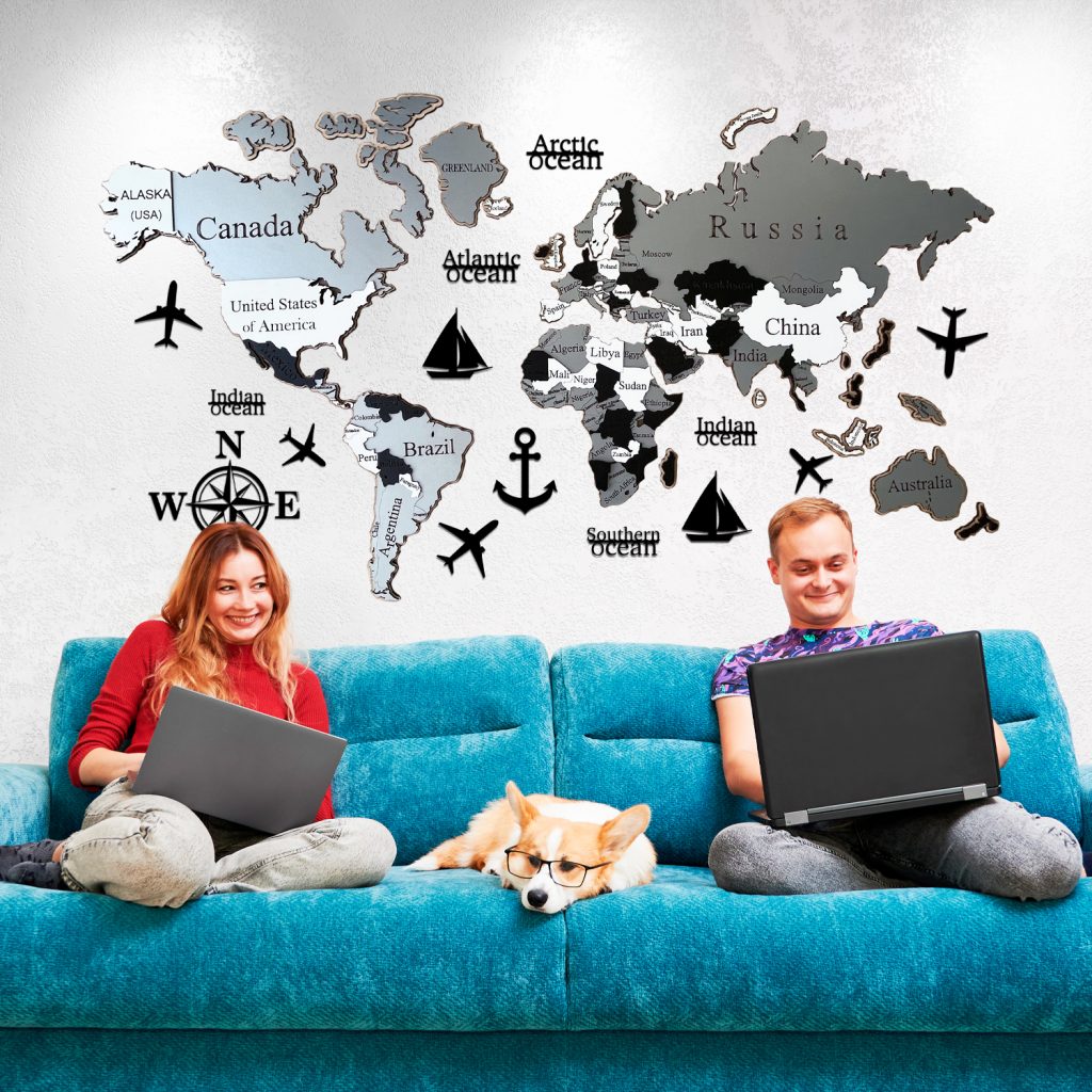 world map gray 2