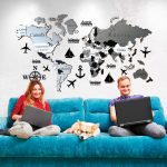 world map gray 2